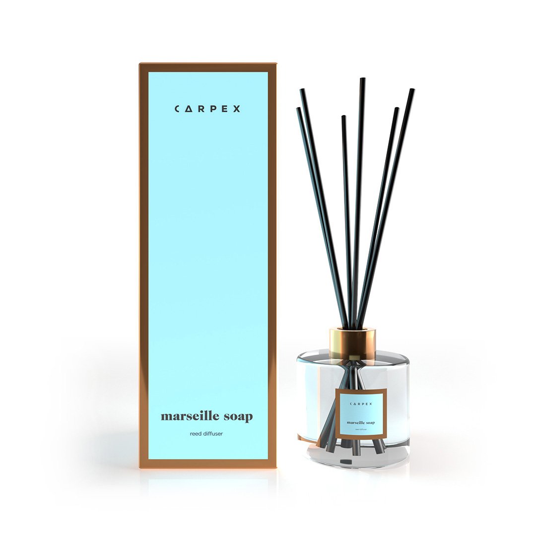 DEKORATİF ÇUBUKLU ODA PARFÜMÜ MARSEILLE SOAP
