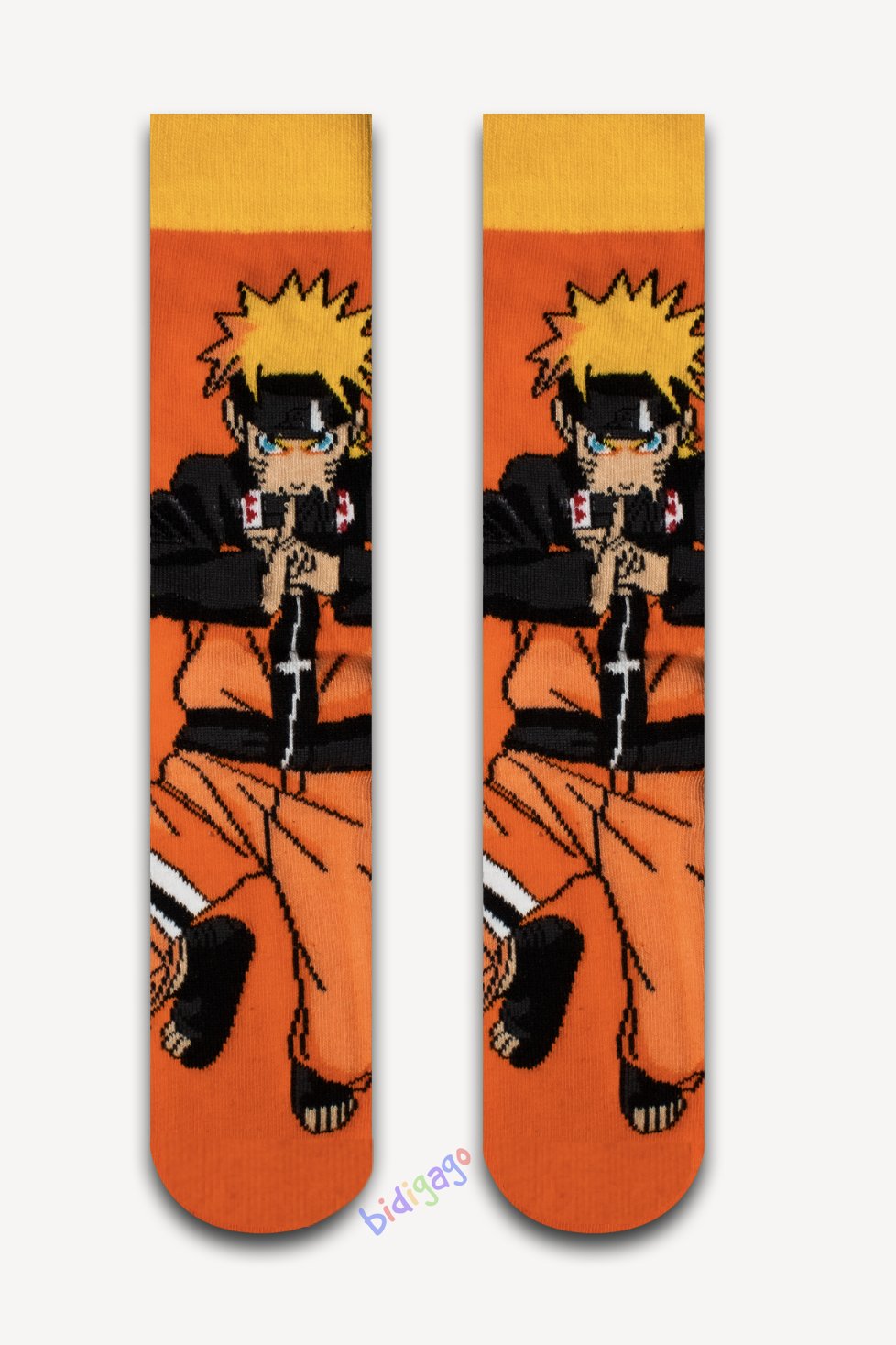 Anime Naruto Uzumaki Turuncu Renkli Unisex Çorap