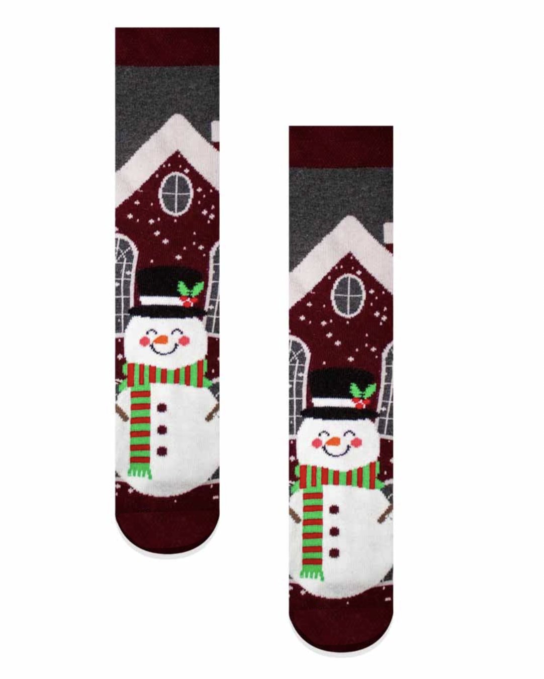 Noel Kardan Adam Ev Renkli Yılbaşı Havlu Çorap