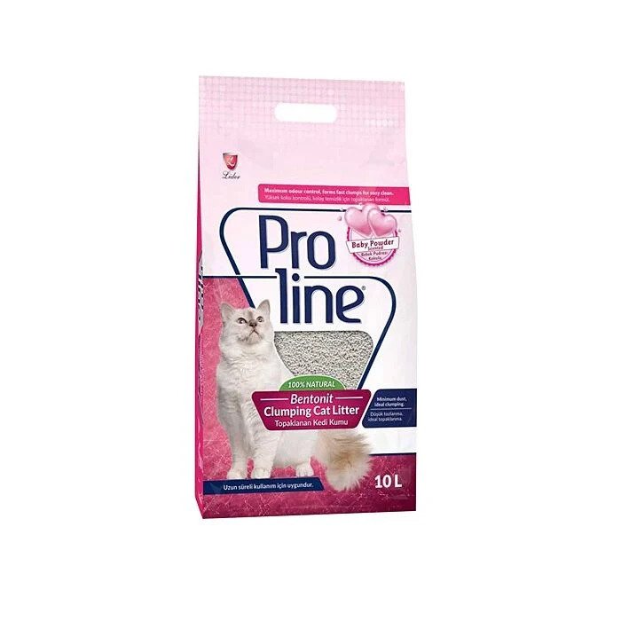 Proline Kedi Kumu Bentonit Pudra Koku 10 Litre