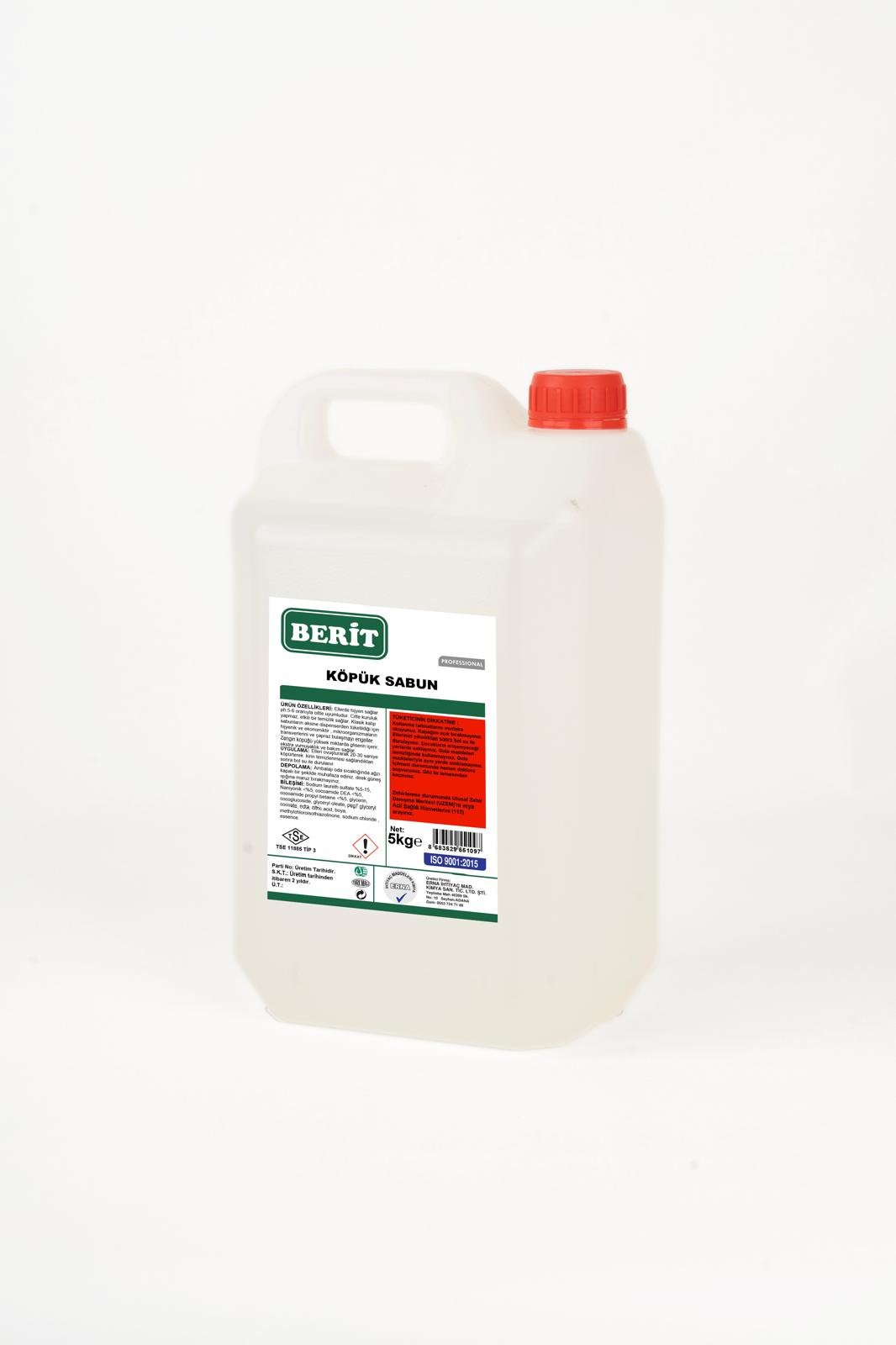 Berit köpük sabun 5 lt