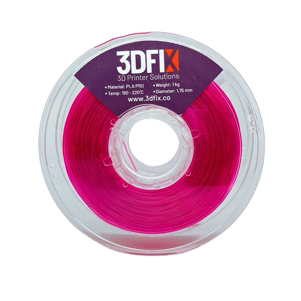 3DFIX Filament PLA PRO Şeffaf Pembe 1KG 1,75mm