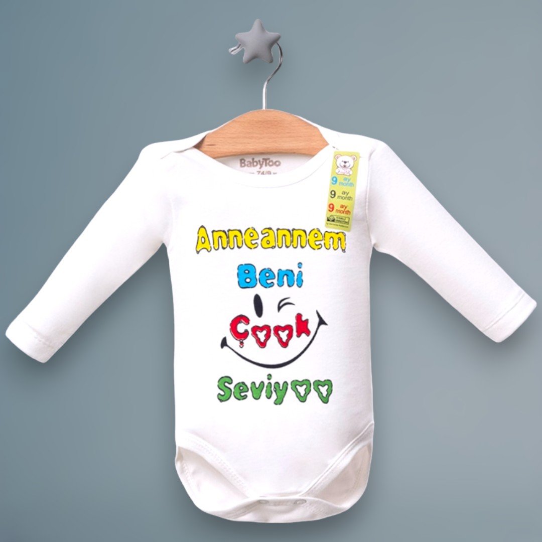 BABYTOO ANNEANNEM BENİ SEVİYOR UZUN KOLLU ÇITÇITLI BADİ