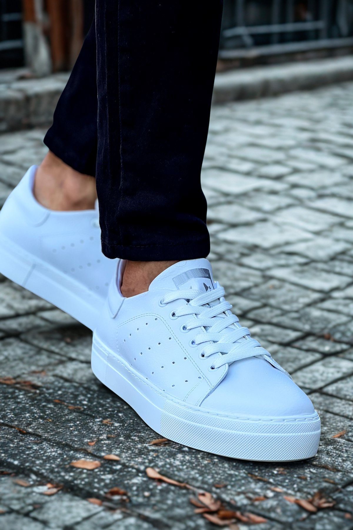 Erkek Beyaz Sneaker Ayakkabı-983