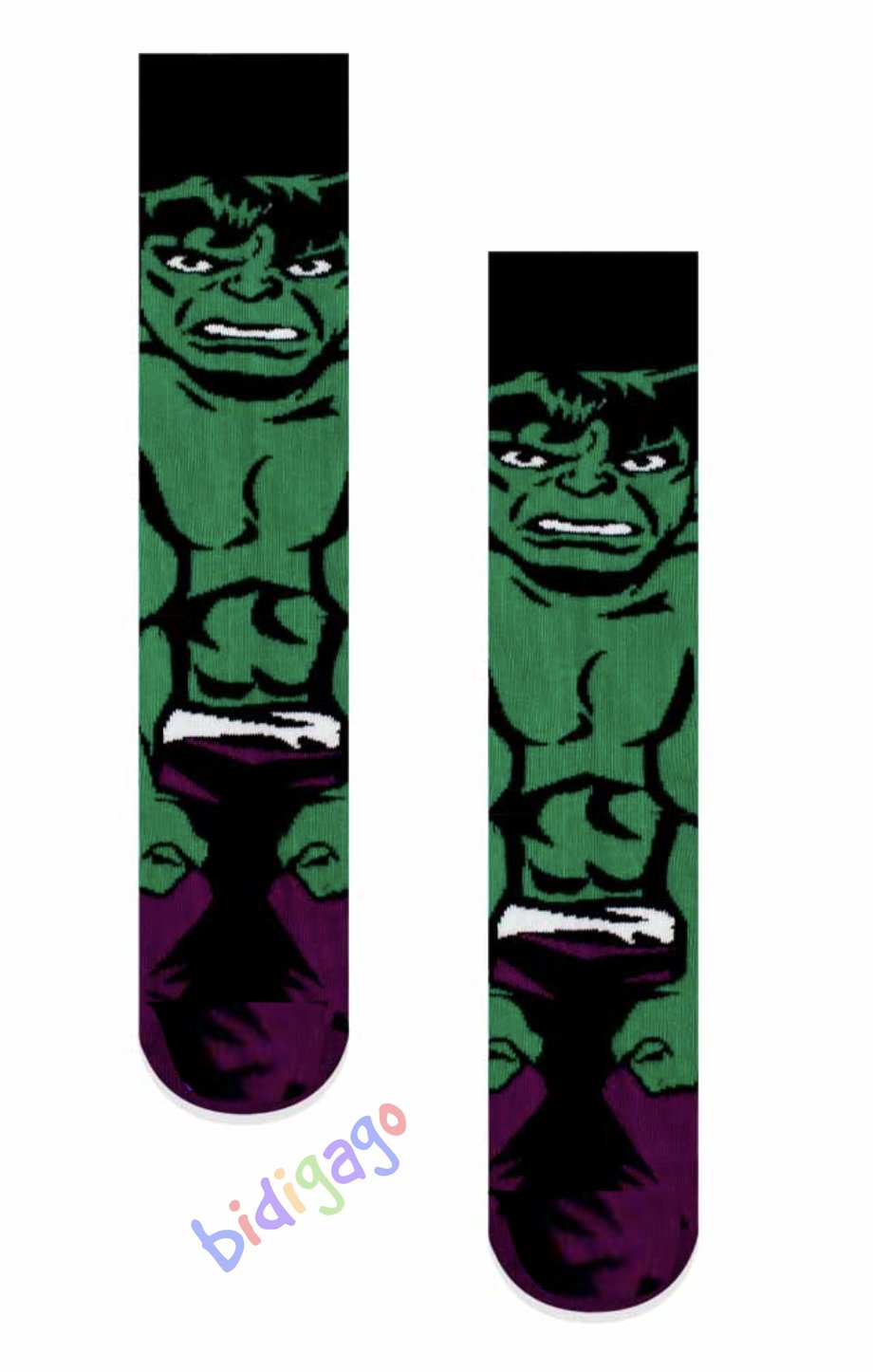 Hulk Desenli Unisex Kolej çorap