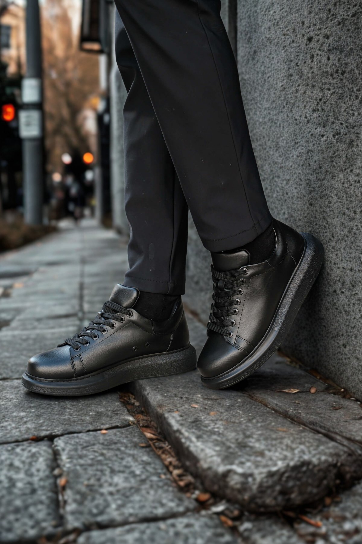 Derije Erkek Siyah Sneaker Ayakkabı-257