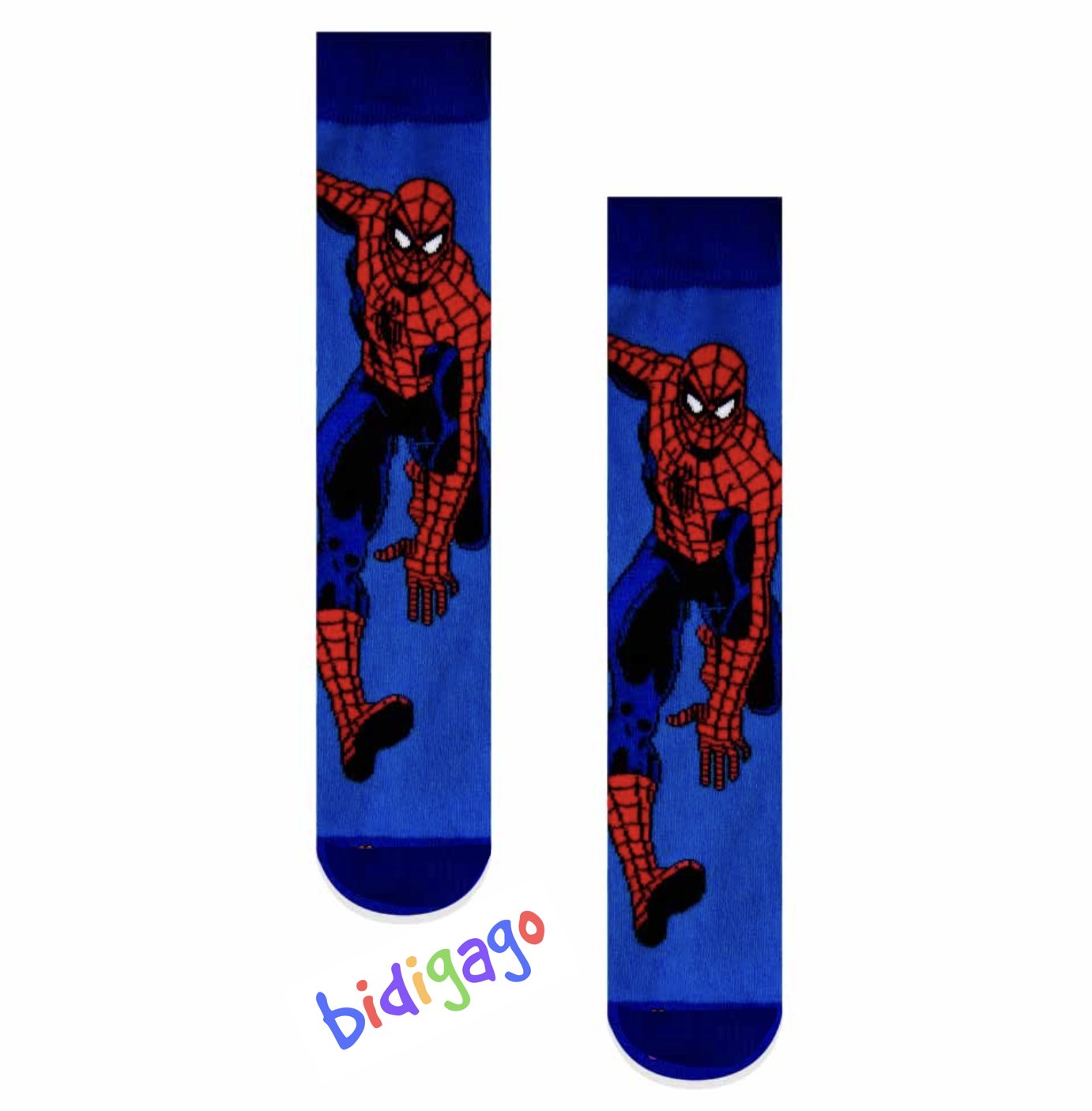 Spiderman Örümcek Adam Desenli Kolej Çorap